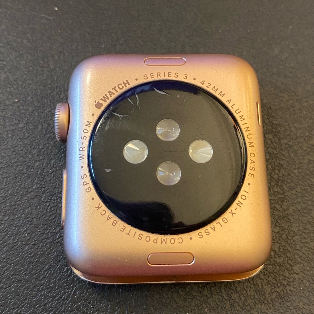 Series 3 rose gold Apple Watch